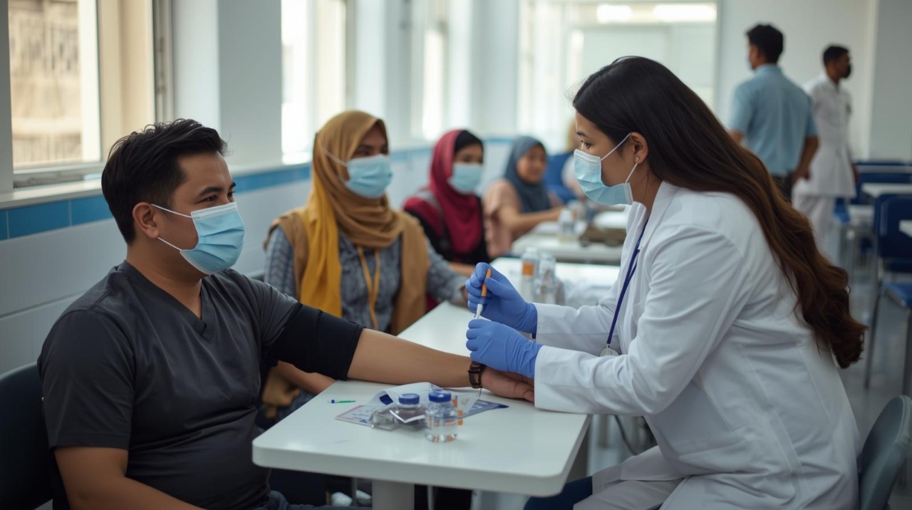 Healthcare consultation in a clinical setting